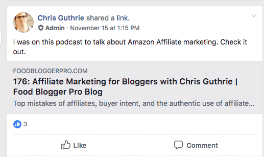 Chris Guthrie Facebook Post 2