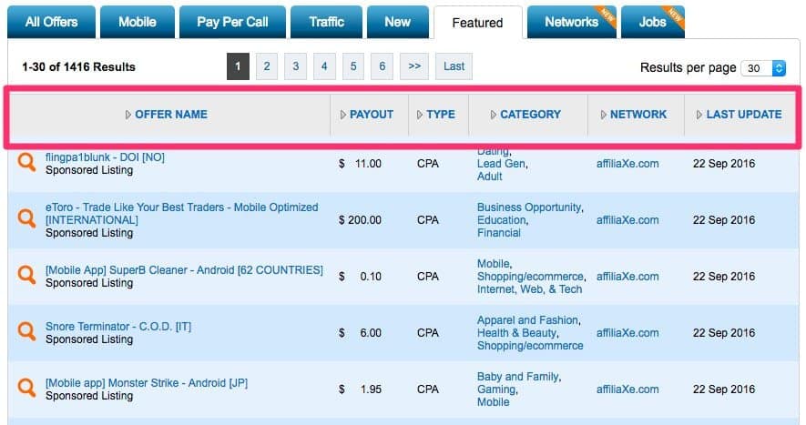Offervault Categories